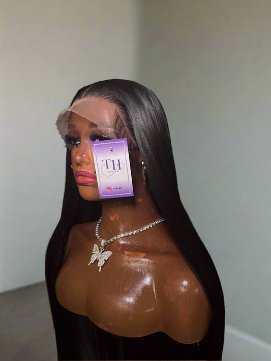 Bone straight wig