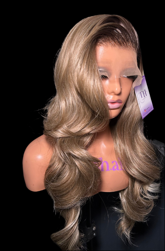 Body-wave mid wig